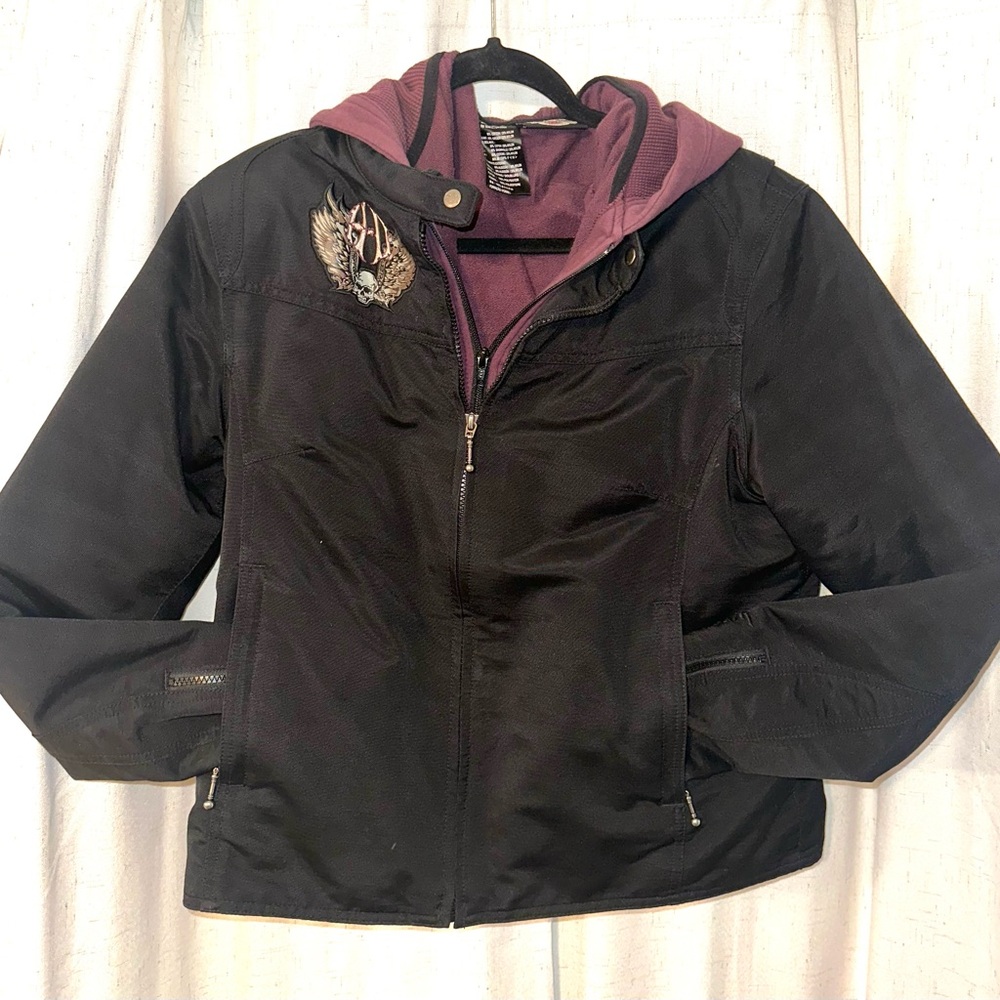 Harley-Davidson® Womens 3 in 1 Road Angel Motorcycle Jacket & Removable Vest